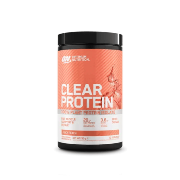 Optimum Nutrition Clear Protein 100% Plant Protein Isolate   Juicy Peach 280g Fashion