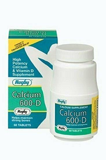 CALCIUM 600MG PLUS D CALCIUM CARBONATE-600 MG Pale pink 60 TABLETS Fashion