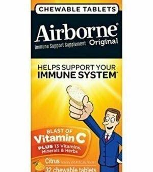 Airborne Chewable Vitamin C 1000m Citrus 32 For Discount