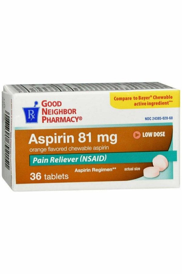 GNP Aspirin 81MG 36 tabs Online Hot Sale