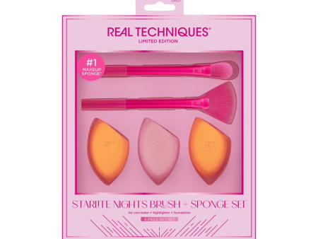 Real Techniques Starlite Nights Brush + Sponge Set Online