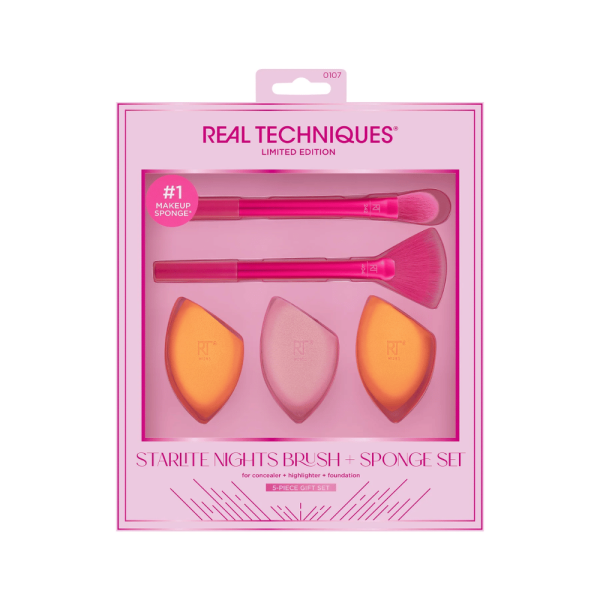 Real Techniques Starlite Nights Brush + Sponge Set Online