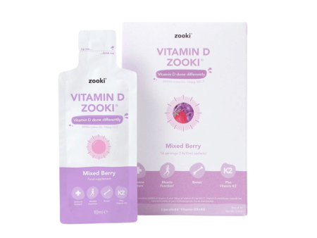 Zooki Liposomal Vitamin D3 +K2 Mixed Berry For Discount