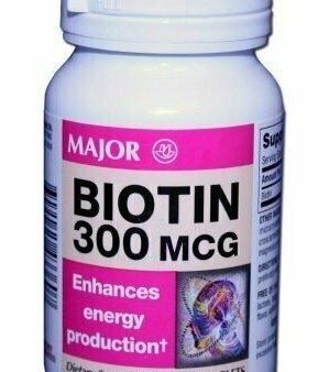 MAJOR BIOTIN 300MCG TAB BIOTIN-300 MCG White 100 TABLETS Online Sale