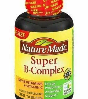 Nature Made Super B-Complex Dietary Supplement Tablets - 360 CT Fashion