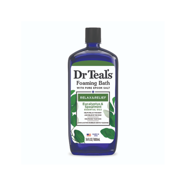 Dr Teals Relax & Relief Foaming Bath with Pure Epsom Salt  1litre For Sale