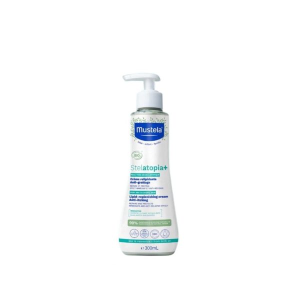 Mustela Stelatopia+ Lipid-Replenishing Cream Anti-Itching Organic 300ml Online Sale