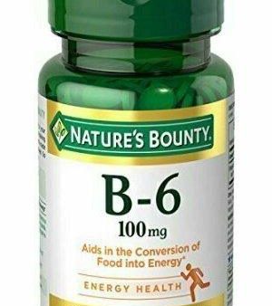 Nature s Bounty Vitamin B-6 100 mg Tablets 100 Tablets Each Discount