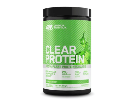 Optimum Nutrition Clear Protein 100% Plant Protein Isolate   Lime Sorbet 280g Online