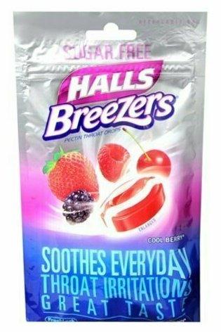 Halls Breezers Drops Sugar Free Cool Berry 20 Each Online Hot Sale