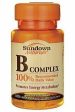 Sundown Naturals B Complex Tablets 100 Tablets Each Supply