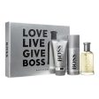 Hugo Boss Bottled Grey Mens 100ml 3pc Gift Set Sale