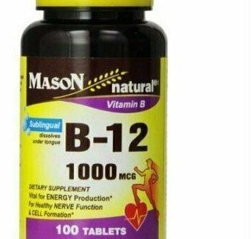 Mason Natural Vitamin B-12 1000mcg, Sublingual Tablets 100 ea Cheap