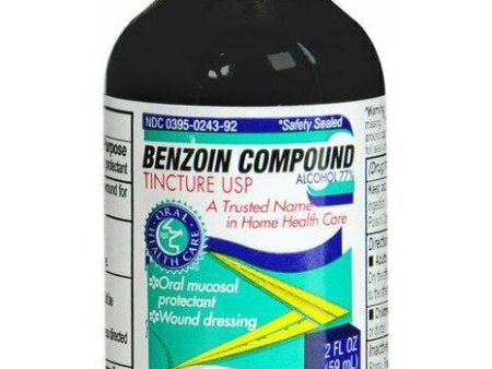 BENZOIN COMPOUND TINCTURE USP 2OZ HUMCO Hot on Sale