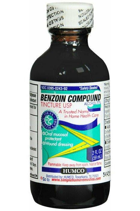 BENZOIN COMPOUND TINCTURE USP 2OZ HUMCO Hot on Sale