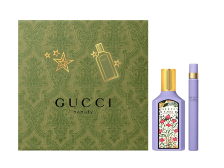 Gucci Flora Magnolia 50ml 2pc Gift Set For Cheap