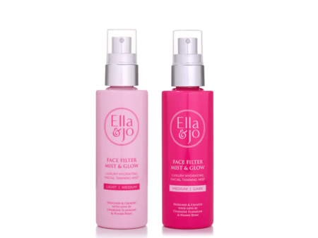 Ella and Jo Mist & Glow Facial Tanning Mist   Medium-Dark Online now