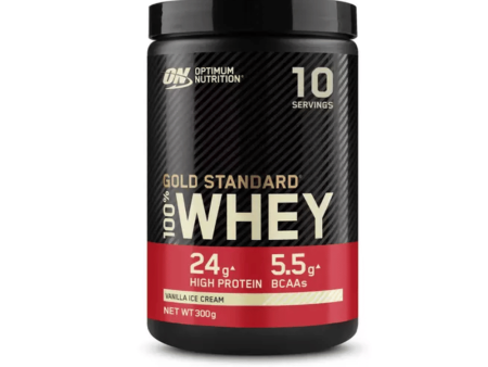 Optimum Nutrition Gold Standard 100% Whey Protein   Vanilla 300g Online now