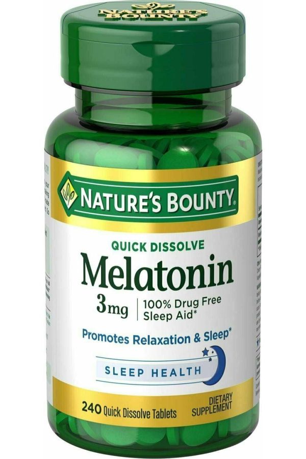 Nature s Bounty Melatonin 3 mg, 240 Quick Dissolve Tablets Discount