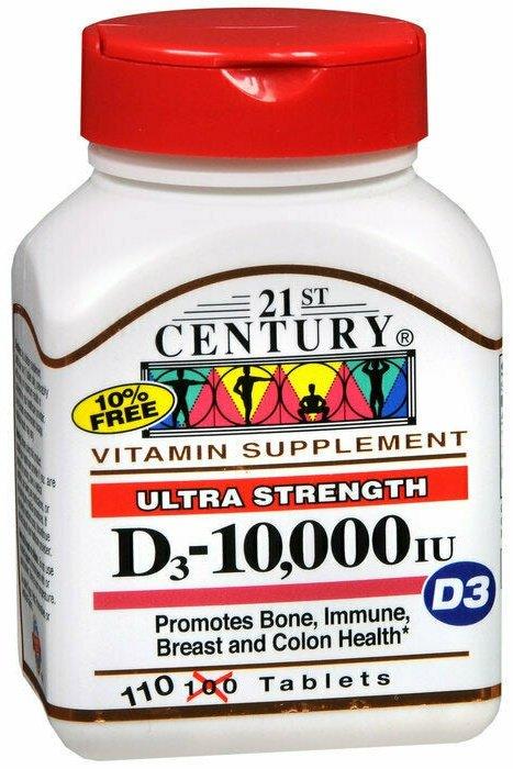 VITAMIN D3 10,000 IU EXTRA STRENGTH 110 CT For Discount