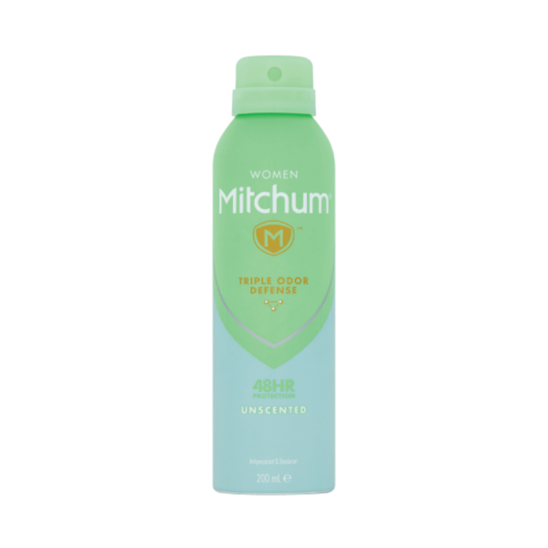 Mitchum Women Triple Odor Defense Unscented 200ml For Discount