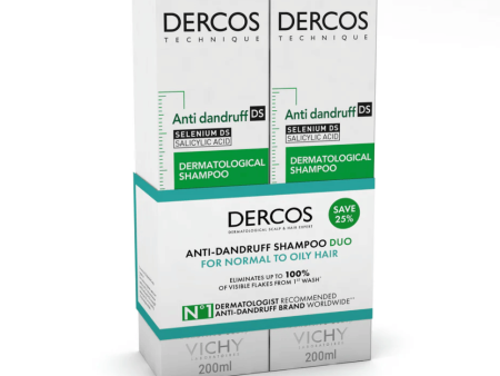 Vichy Dercos Anti-Dandruff Shampoo Duo For Normal To Oily Hair Hot on Sale