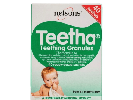 Nelsons Teetha Teething Granules 40 Sachets For Cheap