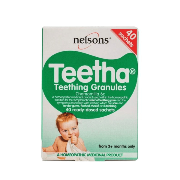 Nelsons Teetha Teething Granules 40 Sachets For Cheap