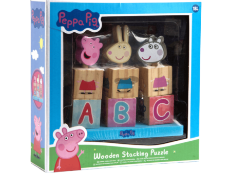 Peppa Pig Wooden Stacking Puzzle Online