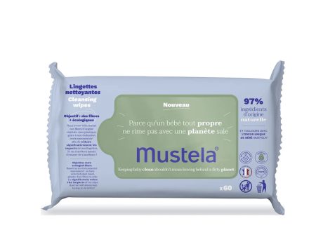 Mustela Organic Cotton Water Wipes 60 Wipes Sale