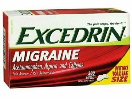 Excedrin Migraine Pain Reliever Caplets 200 each Online now