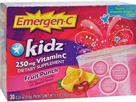 Emergen-C Kidz, Fruit Punch, 30 Packet Sale