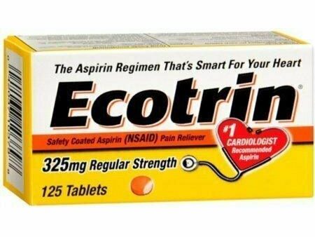 Ecotrin 325 mg Regular Strength Tablets 125 each Online Hot Sale