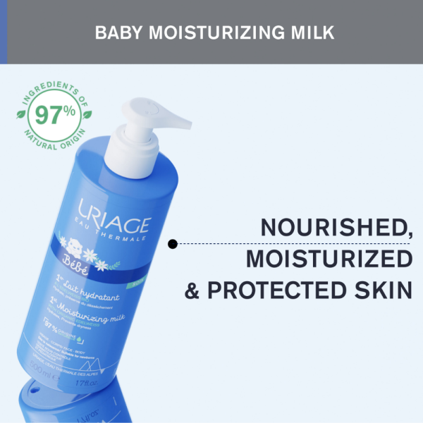 Uriage Baby s 1st Moisturizing Milk 500ml Supply