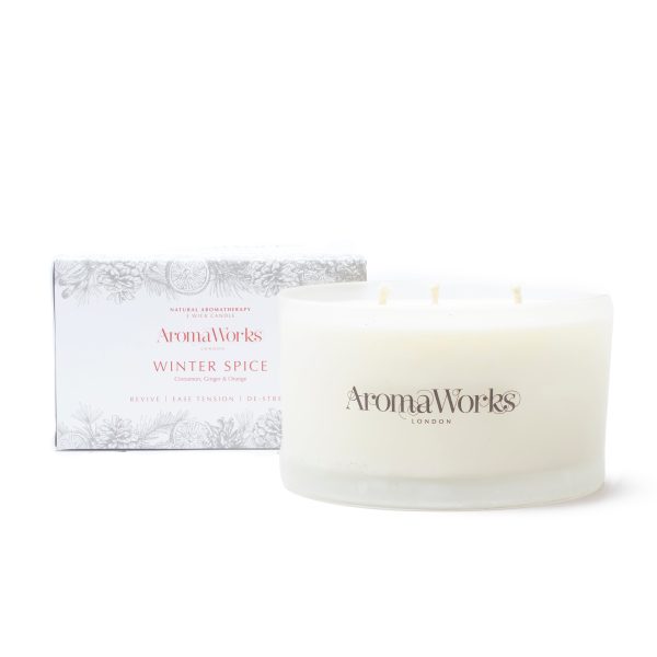 AromaWorks Winter Spice 3 Wick Candle Fashion