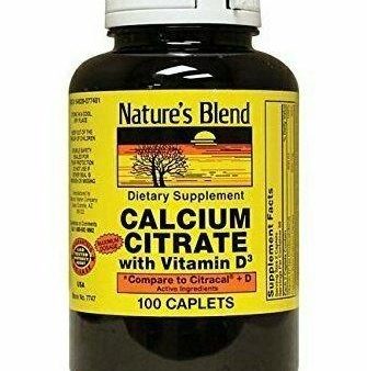 Calcium Citrate with D3 100 Caplets For Discount