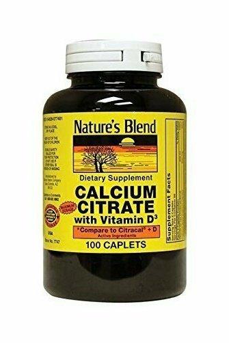 Calcium Citrate with D3 100 Caplets For Discount