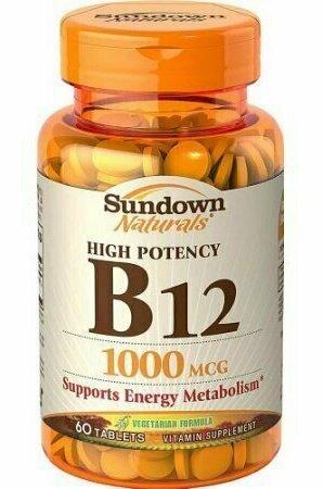 Sundown Naturals B-12 1000 mcg Tablets 60 Tablets Each Online Hot Sale