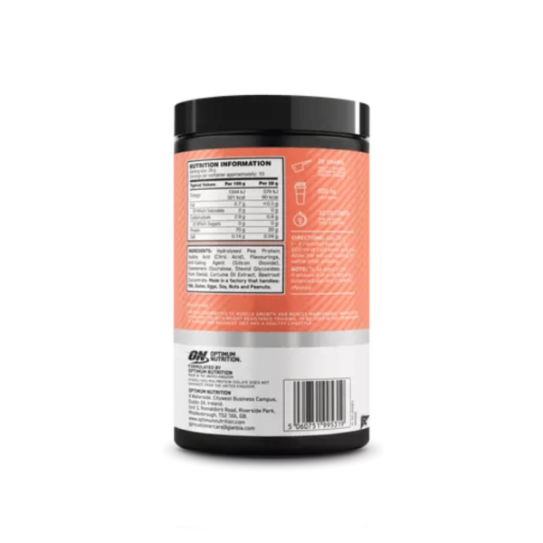 Optimum Nutrition Clear Protein 100% Plant Protein Isolate   Juicy Peach 280g Fashion