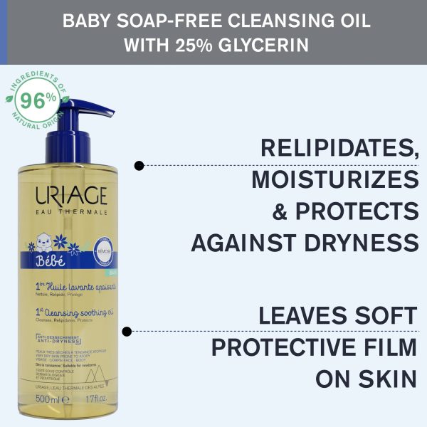 Uriage Baby s 1st Cleansing Oil 500ml Discount