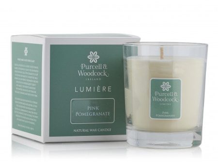 Purcell & Woodcock Lumiere Pink Pomegranate Scented Candle For Cheap