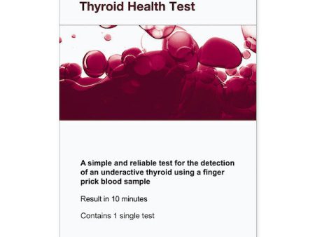 SELFCheck Thyroid Health Test- 1 Test Hot on Sale