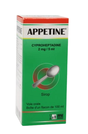 Appetine Cyproheptadine Syrup 2mg 5ml 100ml BTL Online Sale