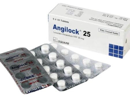 Angilock 25MG 5x10Tab Box For Sale