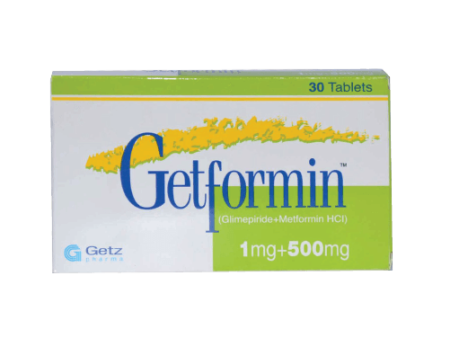 GETFORMIN 1MG+500MG 3x10tab box Online